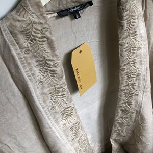 Ivory Embroidered Kimono
